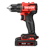 大有DEVON 輕量起子電鑽(鋰20V/無刷)(2.0Ahx2) 5210-LI-20TS