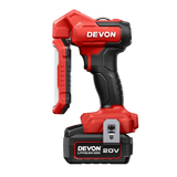 大有DEVON 摺疊檢修燈(鋰20V)(1000流明)(淨機) 5536-LI-20