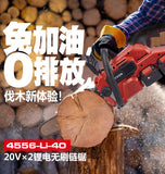 大有DEVON 16"園林鏈鋸(鋰20Vx2)(無刷) 4556-Li-40 (淨機)